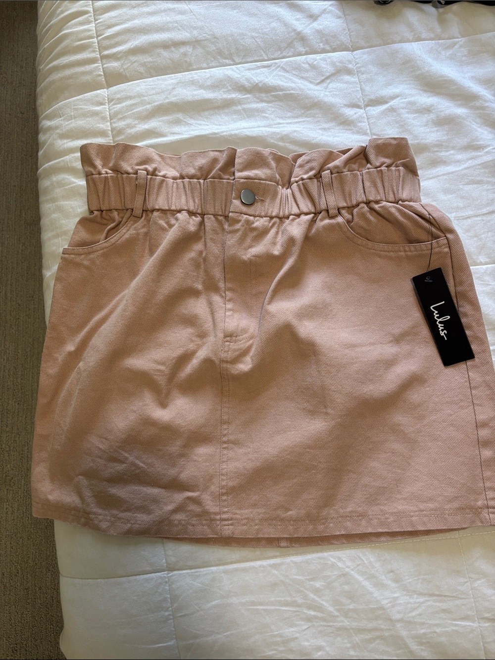 Lulu's Blush Pink Tiered Skirt
